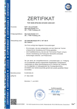 Zertifikat HP0 (deutsch)